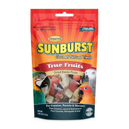 Higgins® Sunburst® True Fruits Gourmet Natural Treats for Conures, Parrots & Macaws 5 Oz