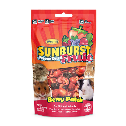 Higgins® Sunburst® Berry Patch Freeze Dried Fruit for Small Animals 0.52 Oz
