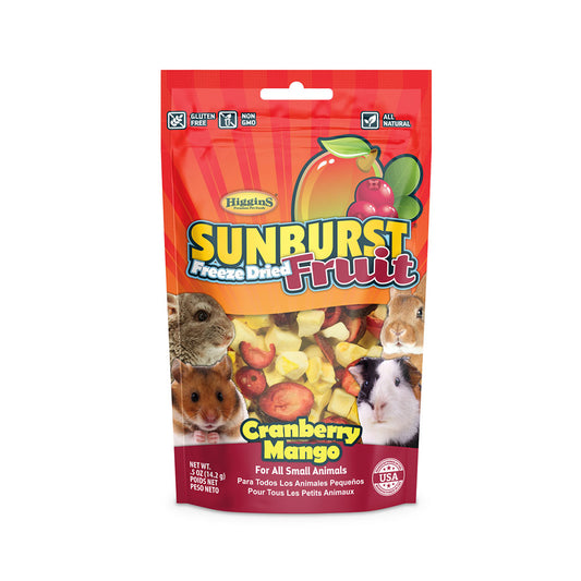 Higgins® Sunburst® Cranberry Mango Freeze Dried Fruit for Small Animals 0.5 Oz x 8 Count