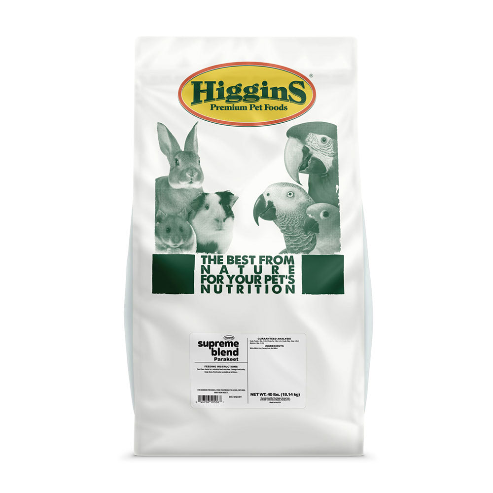 Higgins® Supreme Blend for Parakeets 50 Lbs