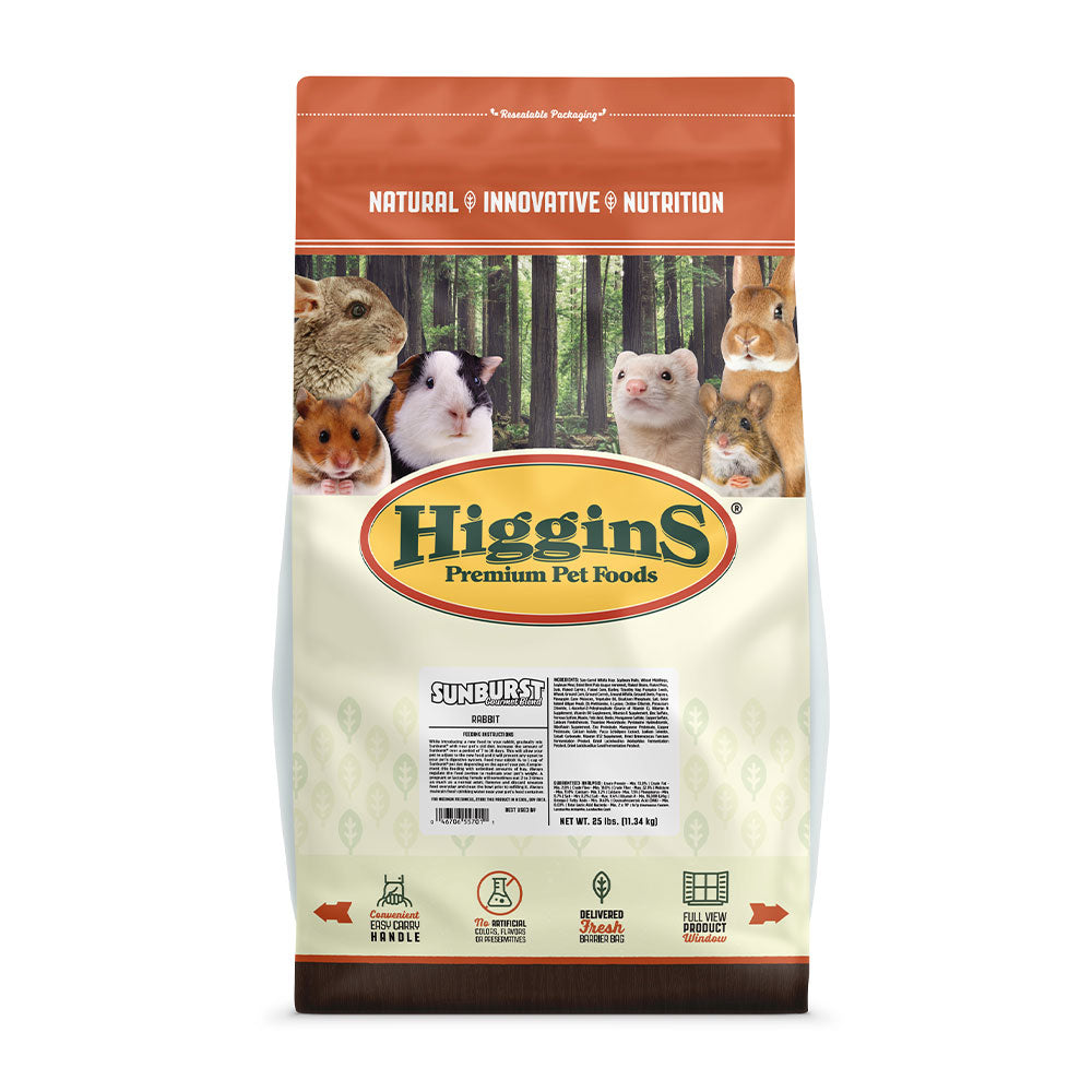 Higgins® Sunburst® Gourmet Blend Rabbit Food 25 Lbs