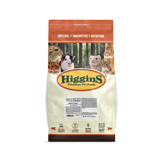 Higgins® Sunburst® Gourmet Blend Hamster & Gerbil Food 25 Lbs