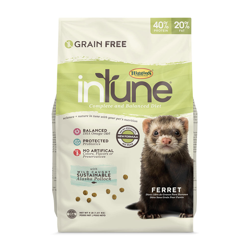 Higgins® inTune® Grain Free Complete & Balanced Diet for Ferret 4 Lbs