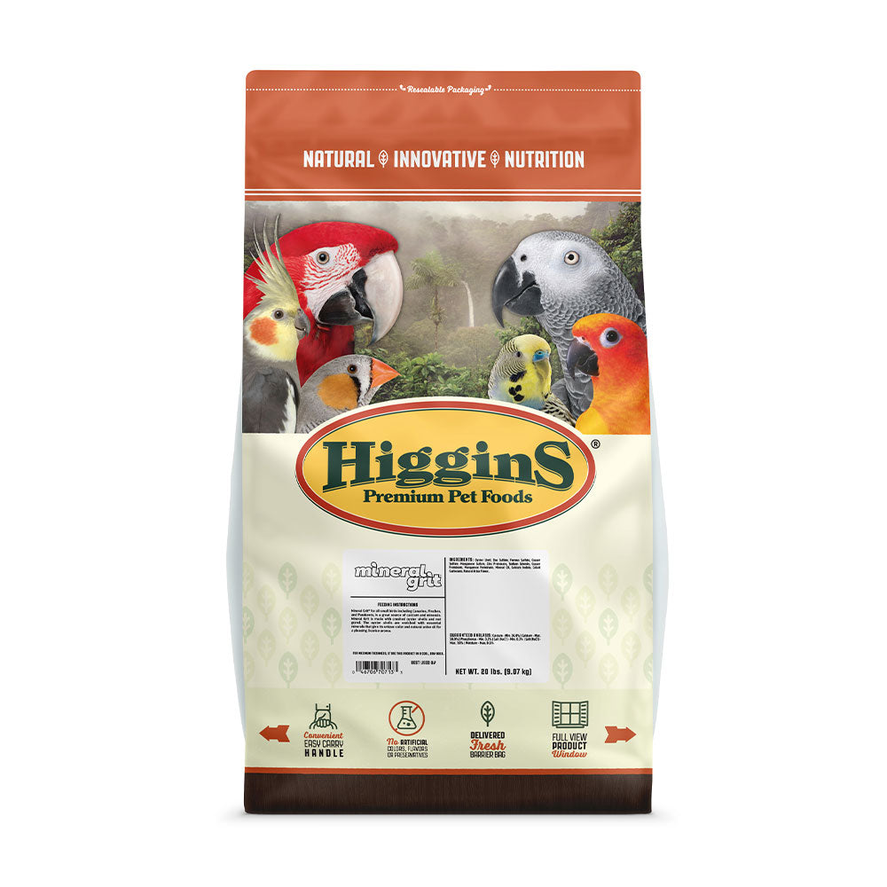 Higgins® Mineral Grit® Dietary Supplement for Small Birds 20 Lbs