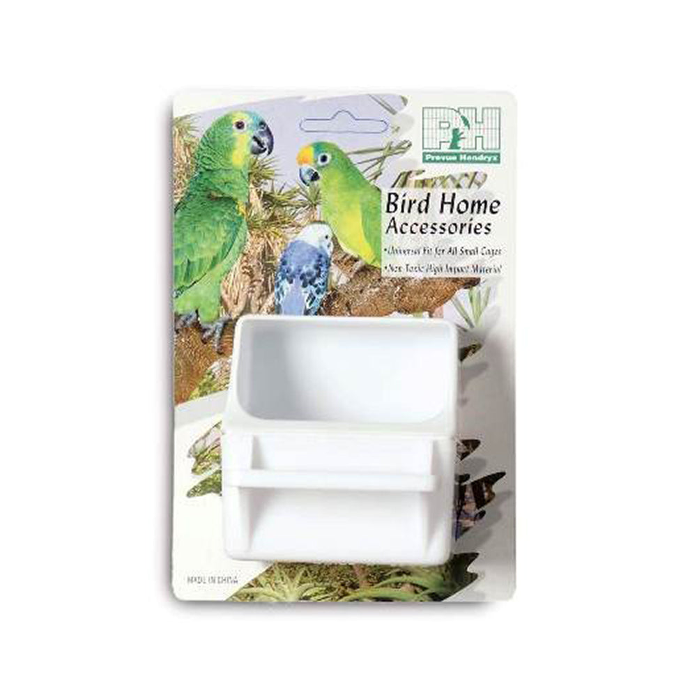Prevue Pet® Prevue Hendryx™ Hooded Bird Cage Cup With Bird Perch Replacement Cup 4 Oz