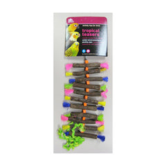 Prevue Pet® Prevue Hendryx™ Trop Teasers Twisting Stick Toys For Bird 5 X 13 Inch