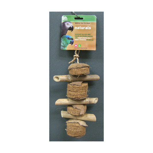 Prevue Pet® Prevue Hendryx™ Natural Coco Bamboo Toys For Bird 5-3/8 X 13 Inch
