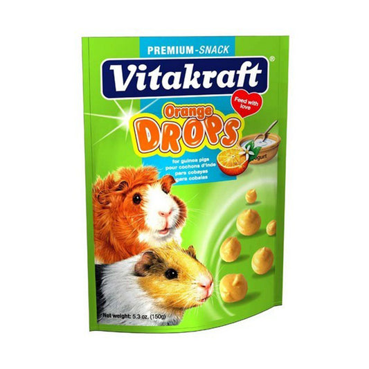 Vitakraft® Drops with Orange Guinea Pig Treats 5.3 Oz