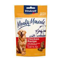 Vitakraft® Meaty Morsels Chicken Recipe with Beef & Carrots Dog Treats, 4.2 Oz