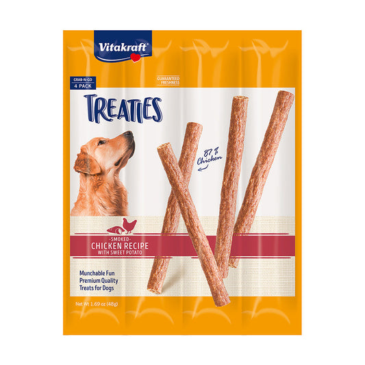 Vitakraft® Treaties Smoked Chicken Recipe with Sweet Potatoes Dog Treats, 1.69 Oz X 4 Count