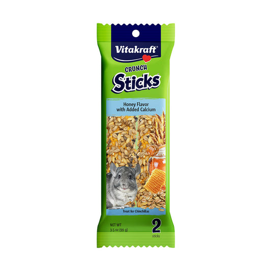 Vitakraft Crunch Sticks Honey Flavor with added Calcium for Chinchillas