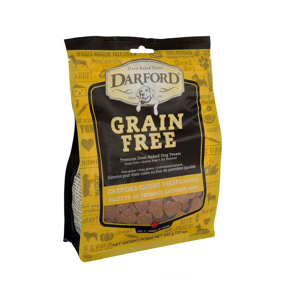 Darford® Grain Free Cheddar Cheese Minis Premium Oven Baked Dog Treat 12 Oz