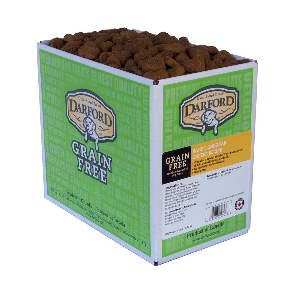 Darford® Grain Free Baked Cheddar Cheese Recipe Dog Treat 15 Lbs