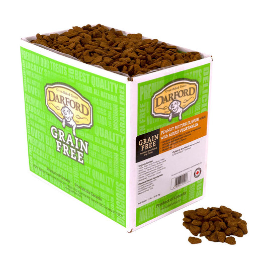 Darford® ZERO/G® Grain Free Peanut Butter Flavor Minis Mixed Vegetables Recipe Dog Treat 15 Lbs