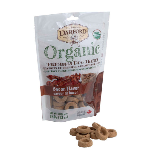 Darford® Organic Premium Bacon Flavor Dog Treat 340 Gm/12 Oz