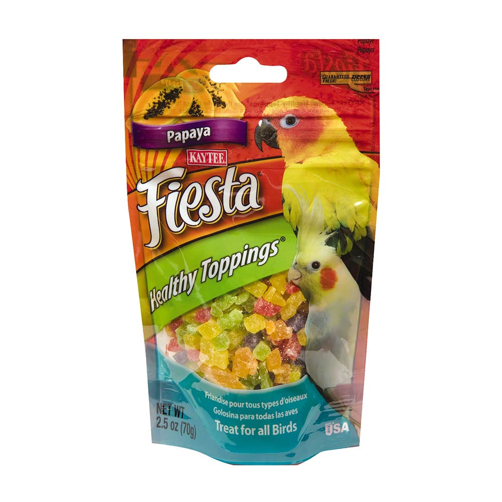Kaytee® Fiesta® Healthy Toppings Papaya Treats for Small Animal 2.5 Oz