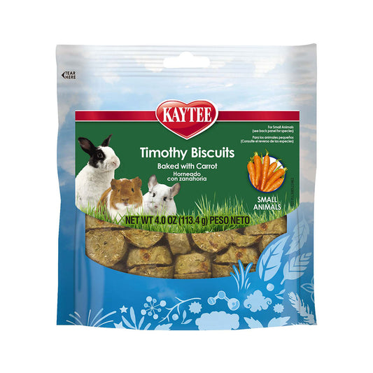 Kaytee® Timothy Biscuits Baked with Carrot Treats 4 Oz