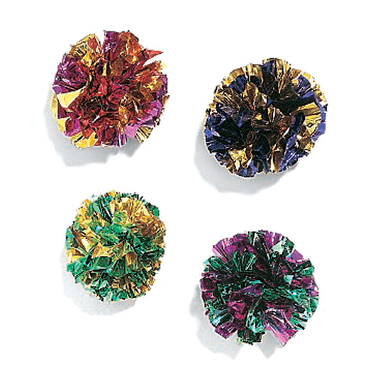 Spot® Ethical Assorted 4-Pack Mylar Balls 1.5" Cat Toy