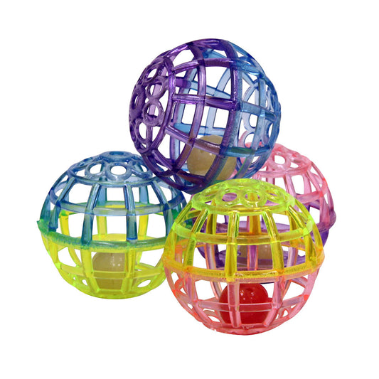 Spot® Ethical Lattice Balls with Jingle Bells, 4 count
