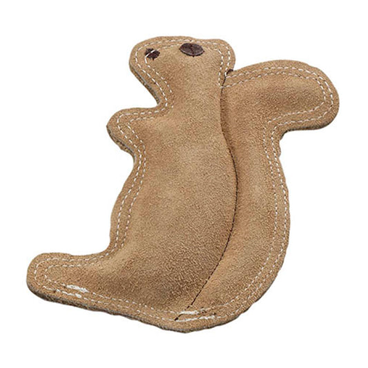 Spot® Dura Fused Leather Squirrel Dog Toy Small