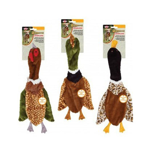 Spot® Skinneeez Crinkler Bird Dog Toys Assorted Color 23 Inch