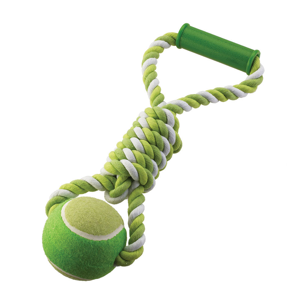 Spot® Ethical Pet Mega Twister Mega Ball Tug 17" Assorted