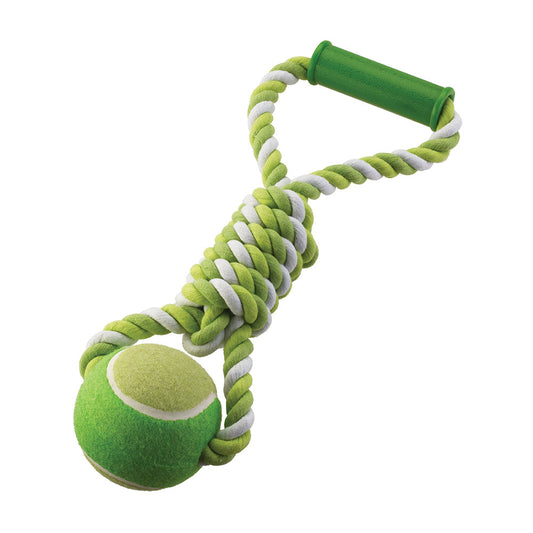 Spot® Ethical Pet Mega Twister Mega Ball Tug 17" Assorted