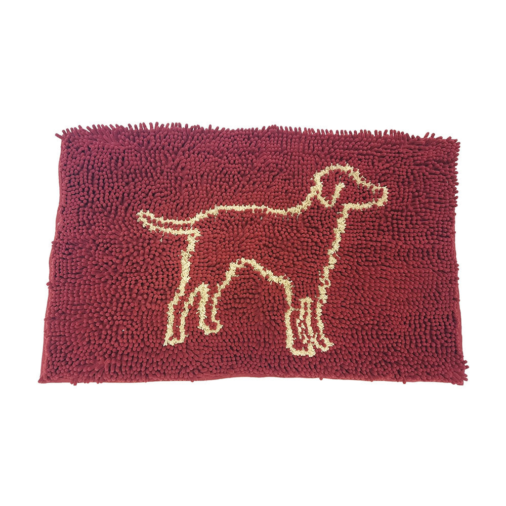 Spot® Clean Paws Dog Mat Burgundy 35 x 24 Inches