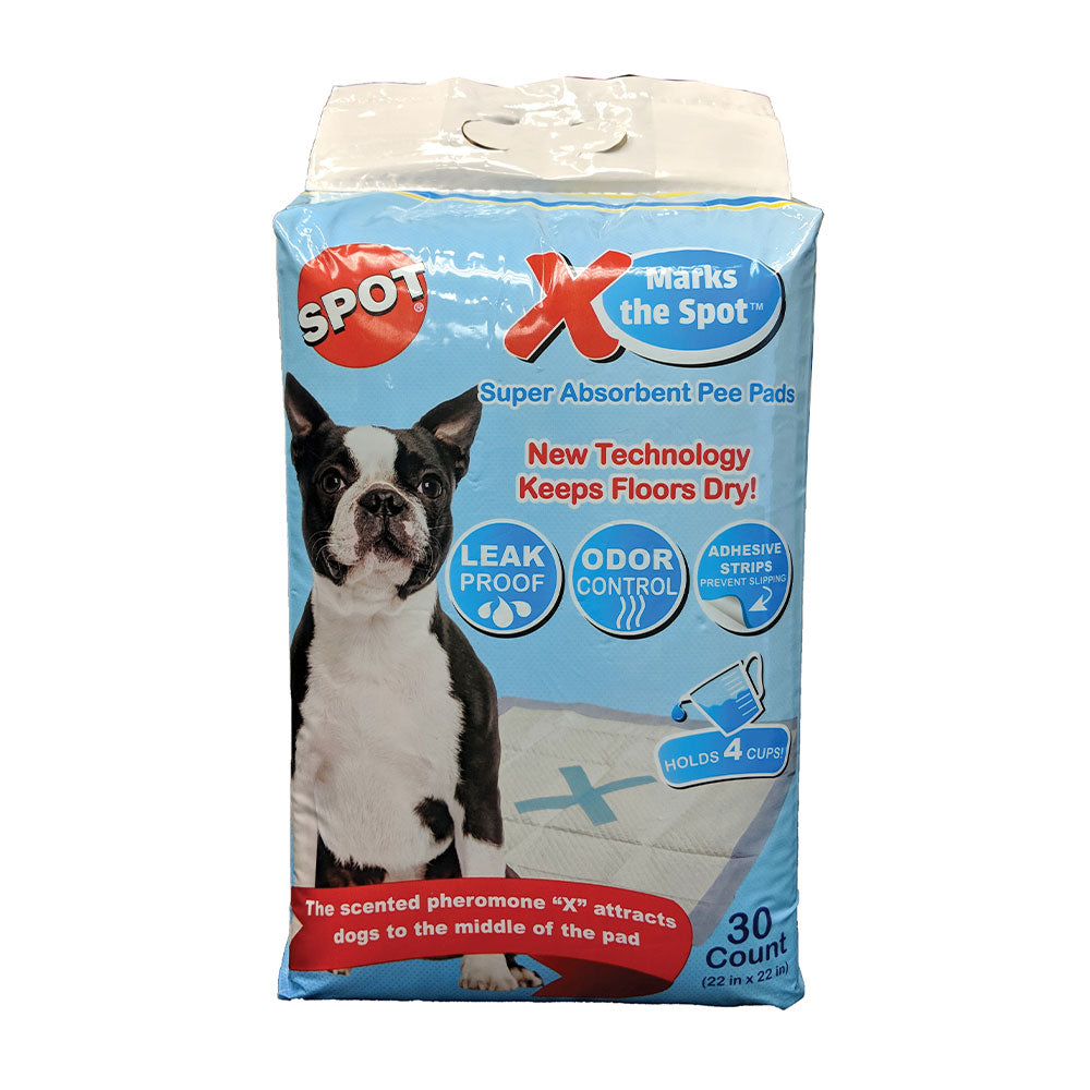 Spot® Ethical Pet X Marks the Spot Puppy Pads 30 pack 22x22