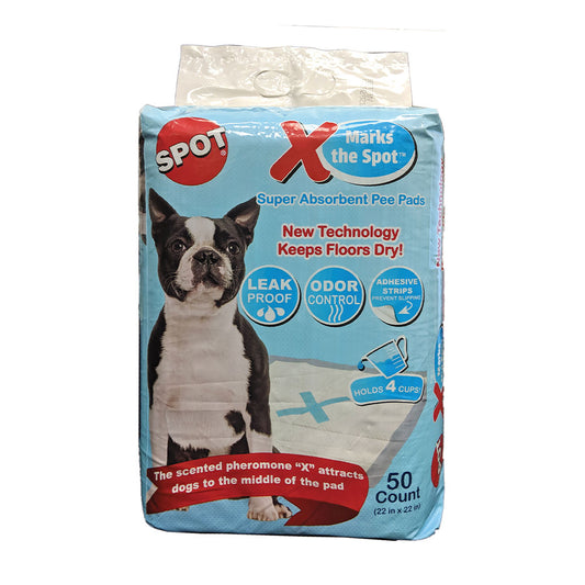 Spot® Ethical Pet X Marks the Spot Puppy Pad 50 pack 22X22
