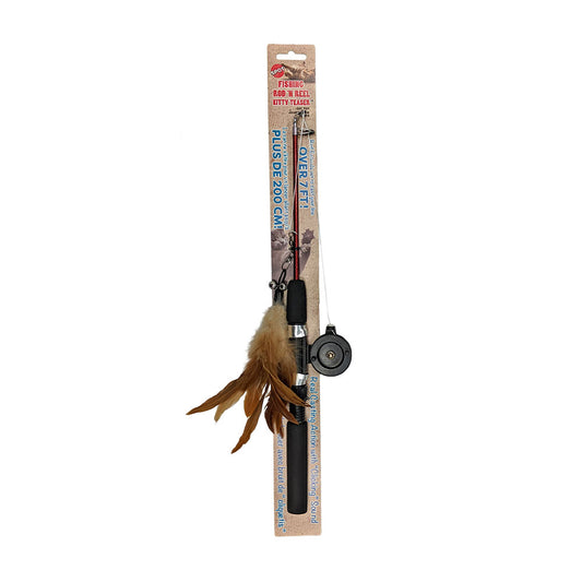 Spot® Ethical Pet Fishing Rod N Reel Kitty Teaser