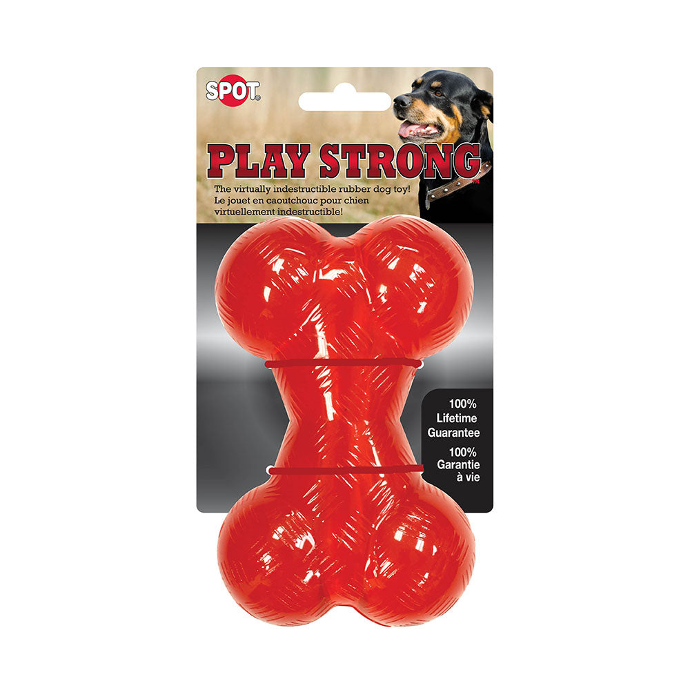 Spot® Play Strong Rubber Bone Dog Toys 5.5 Inch