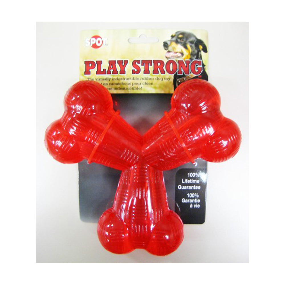 Spot® Play Strong Rubber Y-Bone Dog Toys 6 Inch