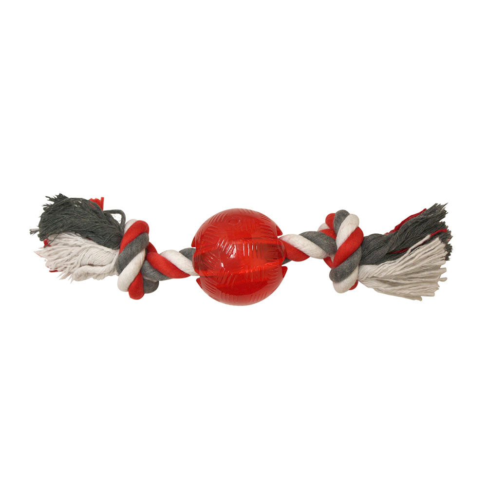Spot® Ethical Pet Play Strong Ball with rope 2.25"