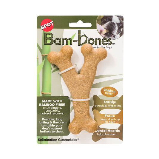Spot® Bam-Bone Wish Bone Chicken Flavor Dog Chew 5.25"