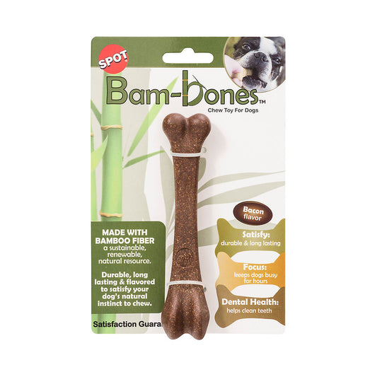 Spot® Bam-Bone Bone Bacon Flavor Dog Chew 5.75"