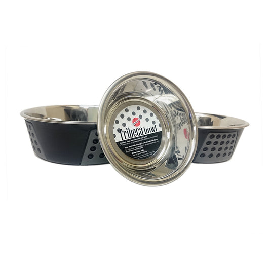 Spot® Ethical Pets Tribeca Dog Bowl Black 30 Oz