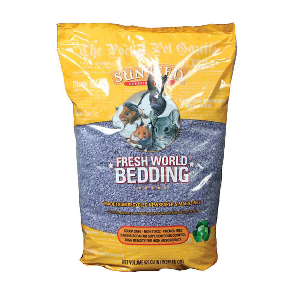 Sunseed® Fresh World® Bedding for Small Animal Purple Color 975 Cubic Feet