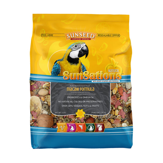 Sunseed® Natural SunSations Macaw Food 3.5 Lbs