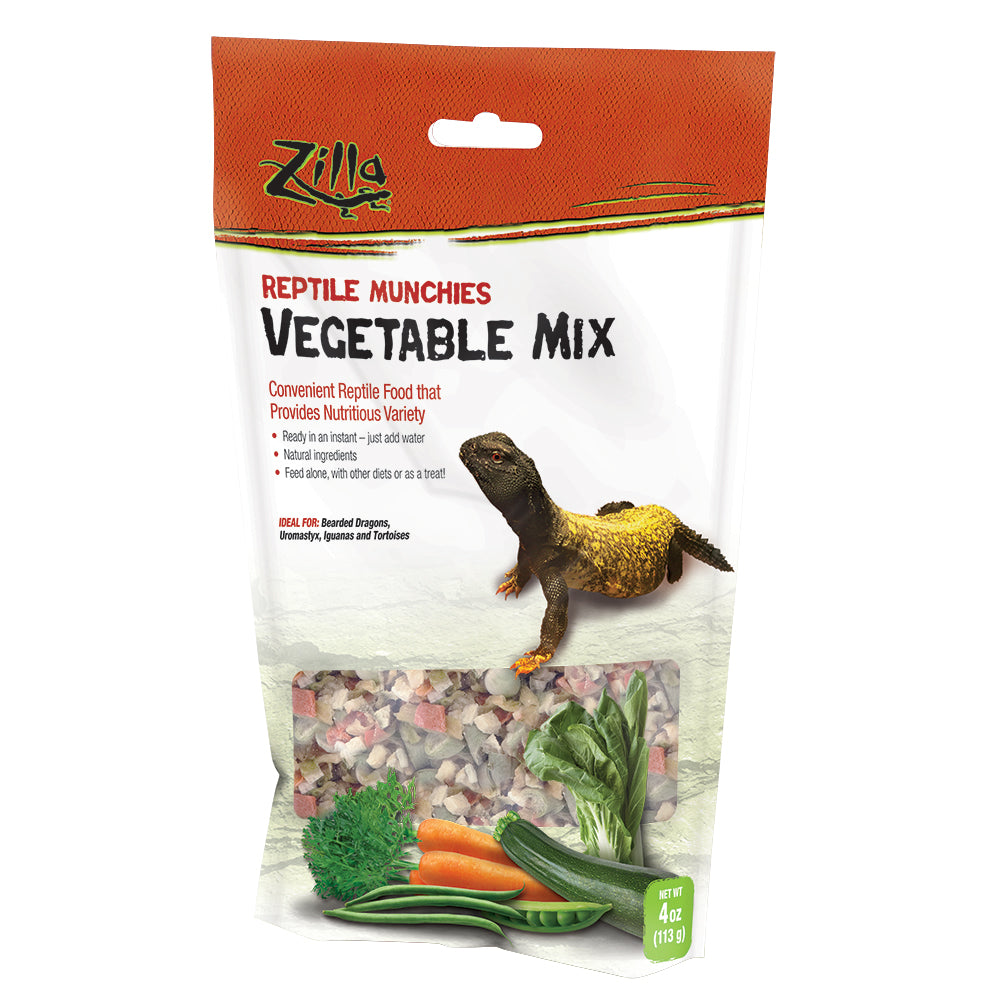 Zilla® Freeze Dried Munchies Vegetable Mix Reptile Food 4 Oz