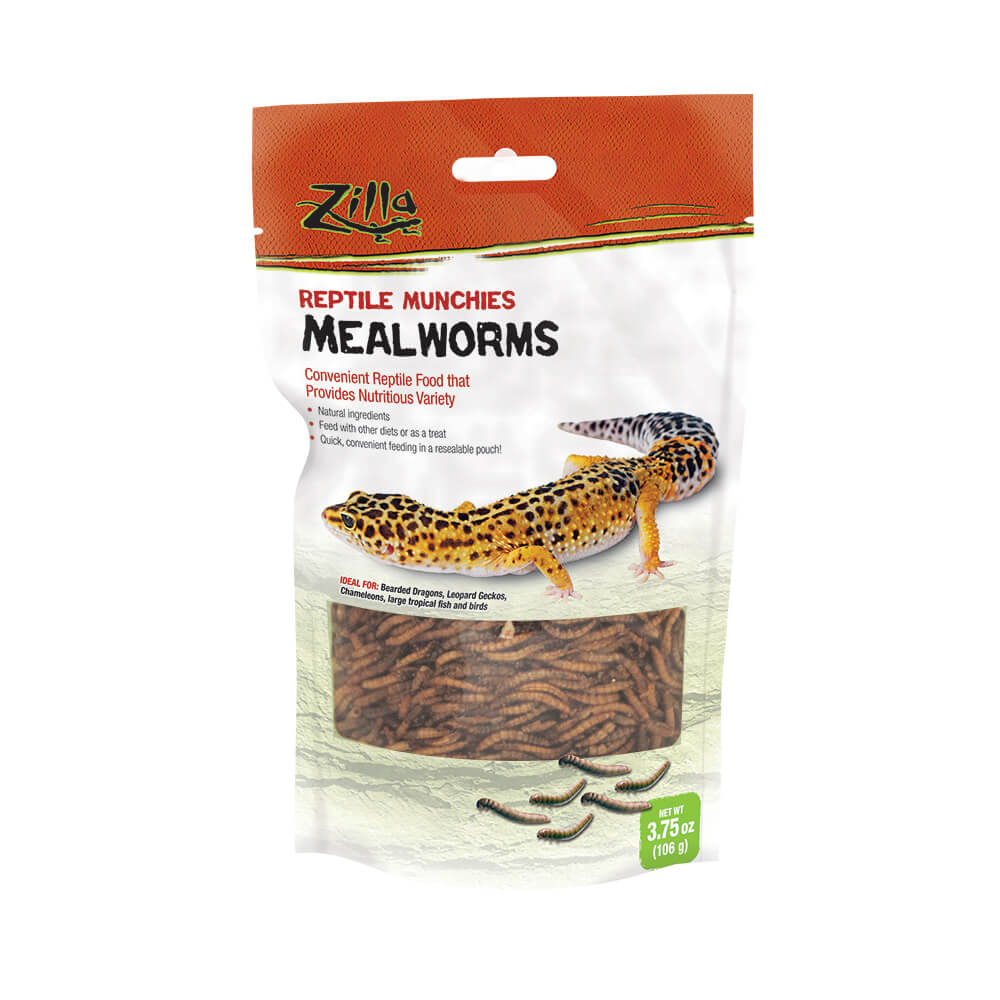 Zilla® Freeze Dried Munchies Mealworm Reptile Food 3.75 Oz