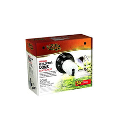 Zilla® Fluorescent/Incandescent Premium Reflector Dome Black Color 5.5 Inch