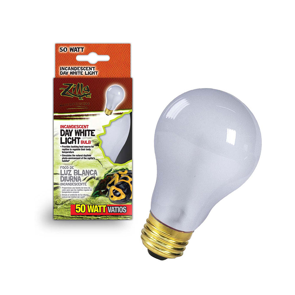 Zilla® Day White Light Incandescent Bulb 50 Watt 2.5 X 2.5 X 4.5 Inch