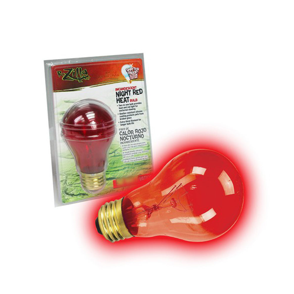 Zilla® Night Red Heat Incandescent Bulb 75 Watt 2.75 X 2.75 X 5.25 Inch