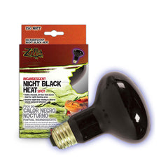 Zilla® Incandescent Spot Bulb 150 Watt Night Black Color 3.875 X 3.875 X 5.25 Inch
