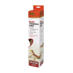 Zilla® Terrarium Liner Brown Color 11.75 X 29.5 Inch