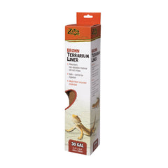 Zilla® Terrarium Liner Brown Color 11.75 X 35.5 Inch