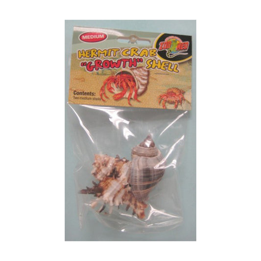 Zoo Med Laboratories Growth Hermit Crab Shells Medium 2 Pack
