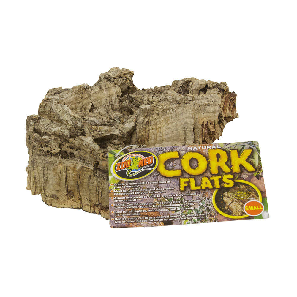 Zoo Med Laboratories Terrarium Natural Cork Flats for Turtle 0.35 Lbs Small