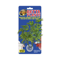 Zoo Med Laboratories Betta Plants™ Papaya Plastic Plant for Betta Bowls & Tanks